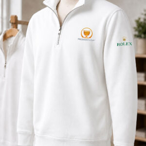 Presidents Cup 2026 Team USA Rolex Embroidered Quarter-Zip Sweatshirt